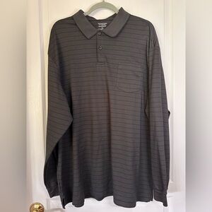 Roundtree & Yorke Travelsmart Dark Gray Polo Shirt